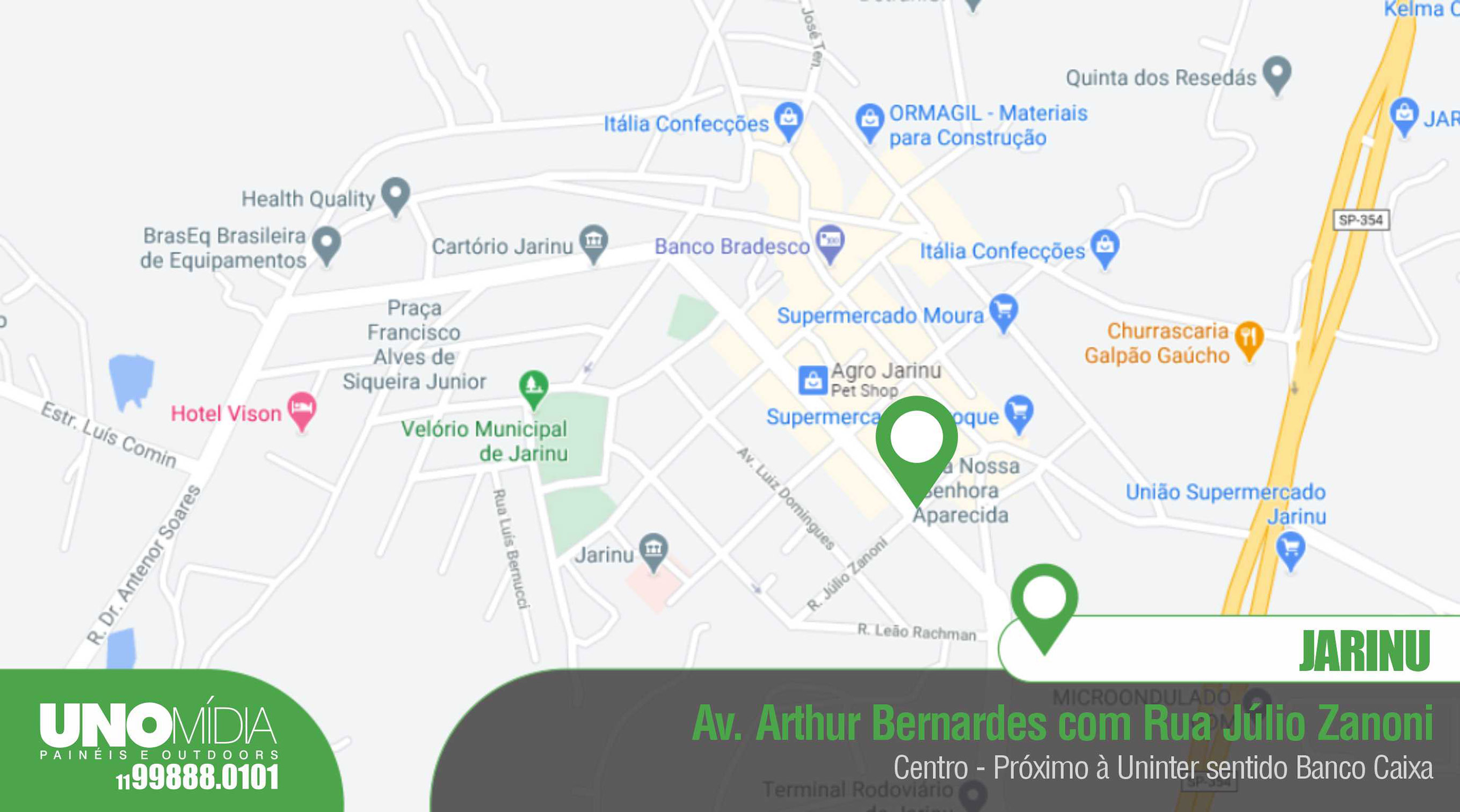 Av. Arthur Bernardes com Rua Júlio Zanoni